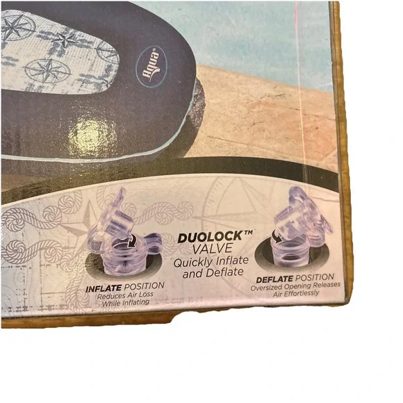 Aqua Leisure Luxury Water‎ Recliner Lounge Pool Float w/ Headrest - Blue 250lb - Picture 5 of 6